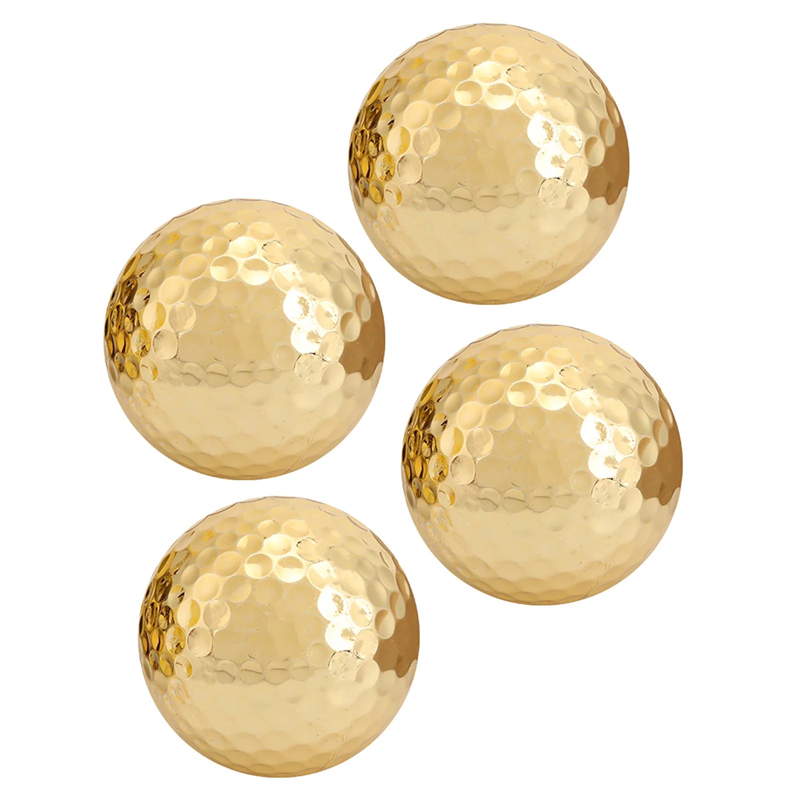 4Pcs Golden  Golf Balls