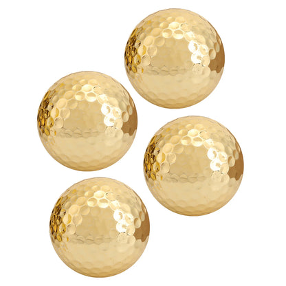 4Pcs Golden  Golf Balls