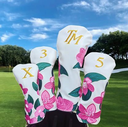 Floral Golf Club Covers