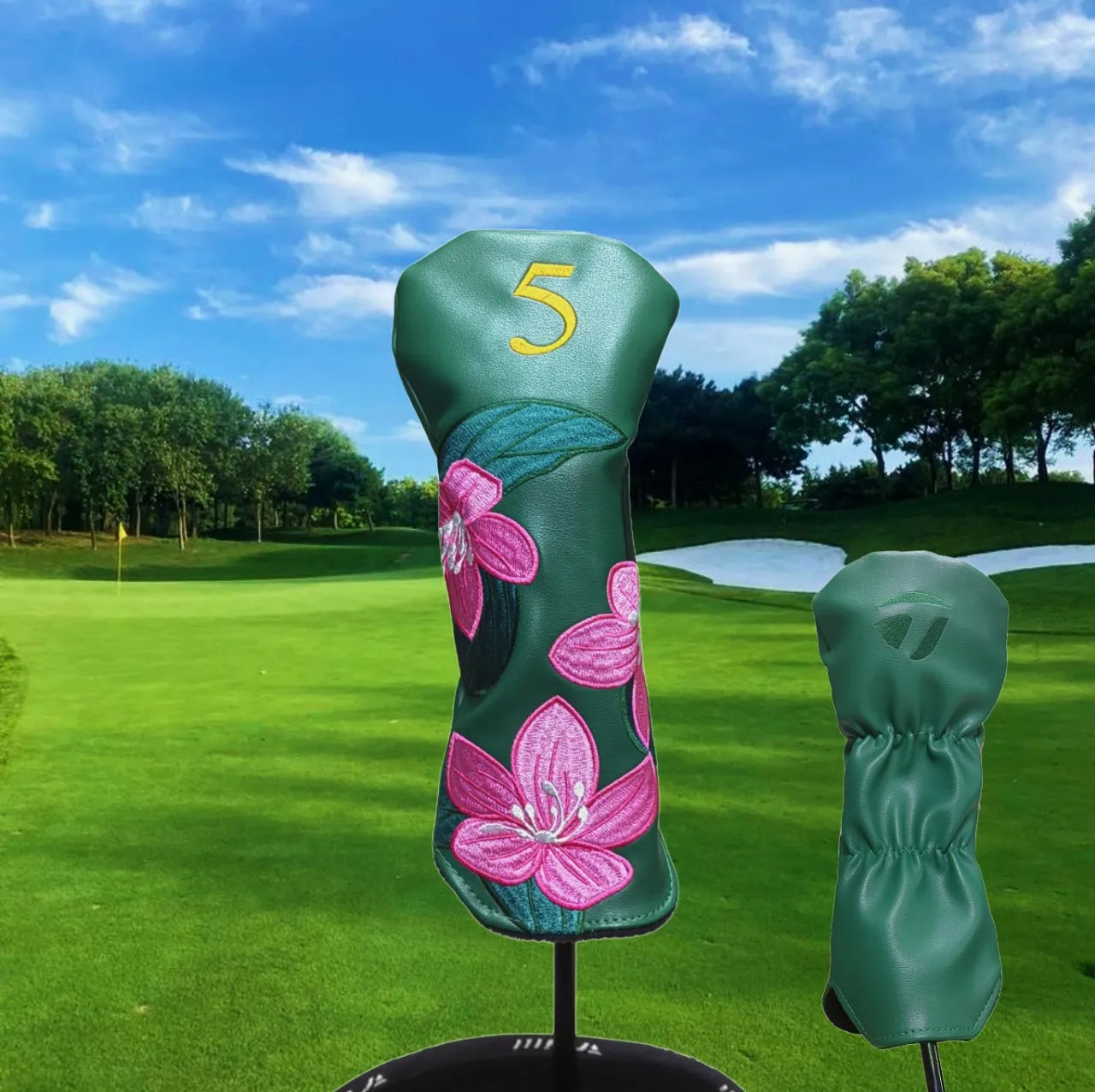 Floral Golf Club Covers
