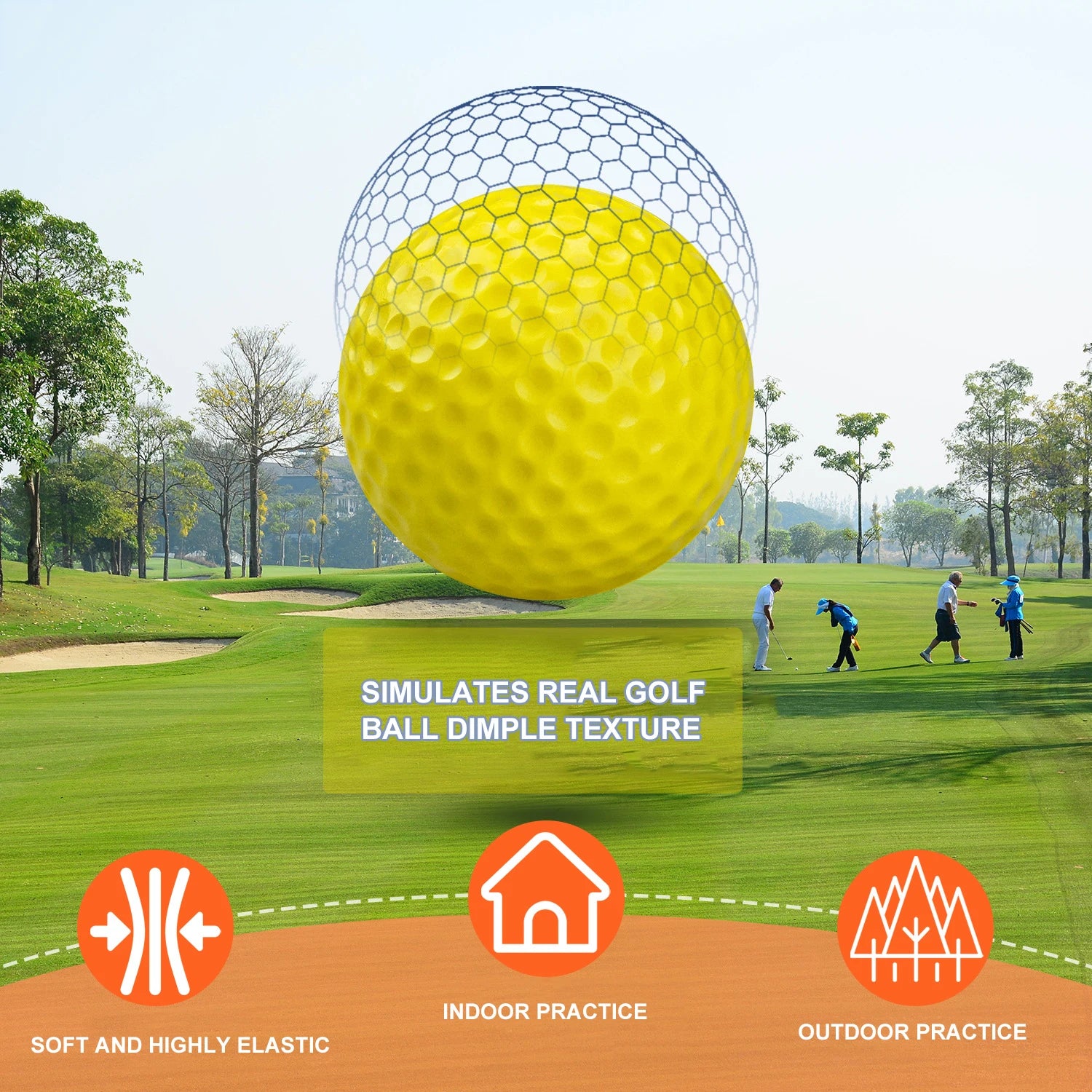 20 Pcs Sponge Golf Balls