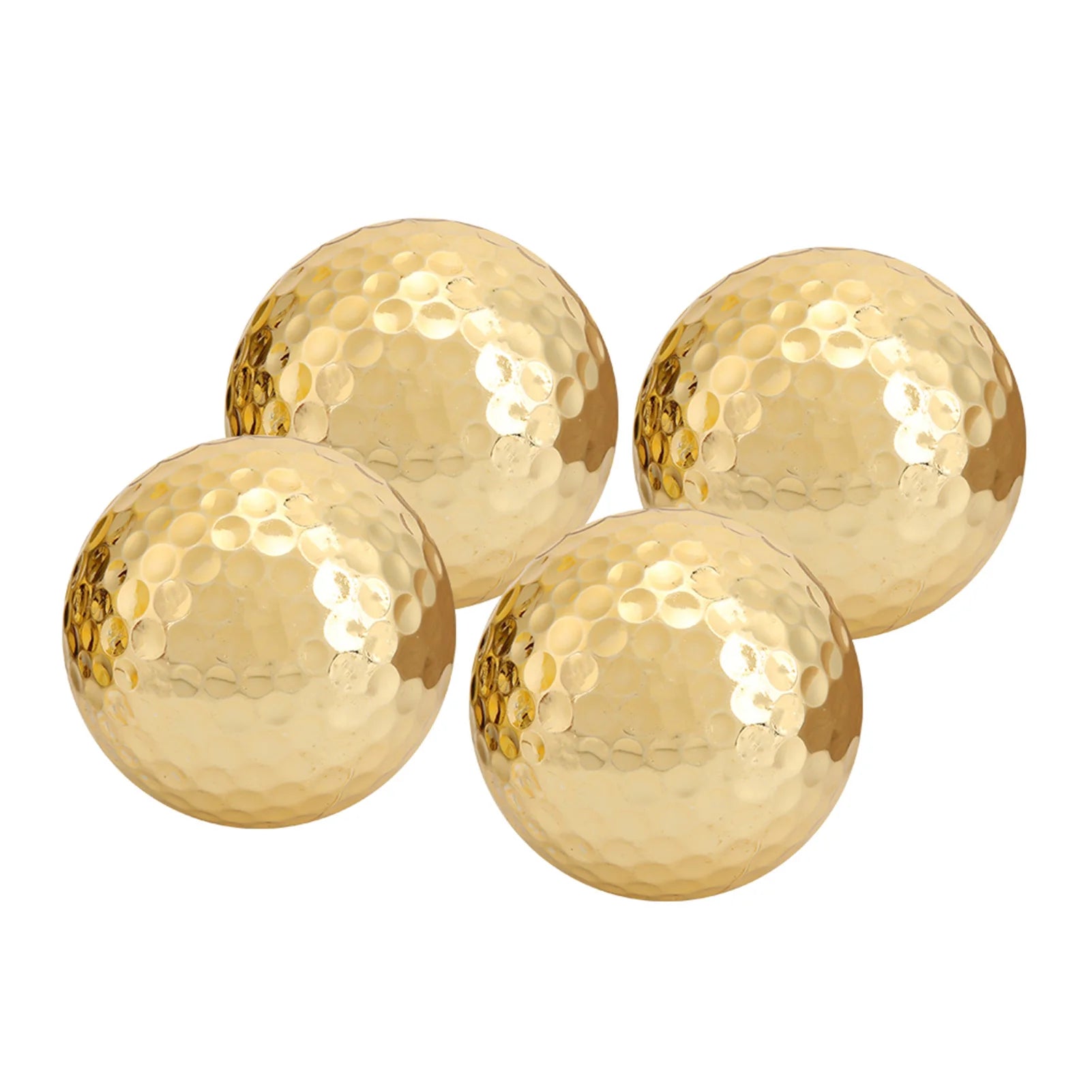 4Pcs Golden  Golf Balls
