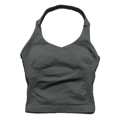 Elevate Your Workout with the Women's Longline Seamless Yoga Tank - Open Back Bra Sportswear for Gym and Running