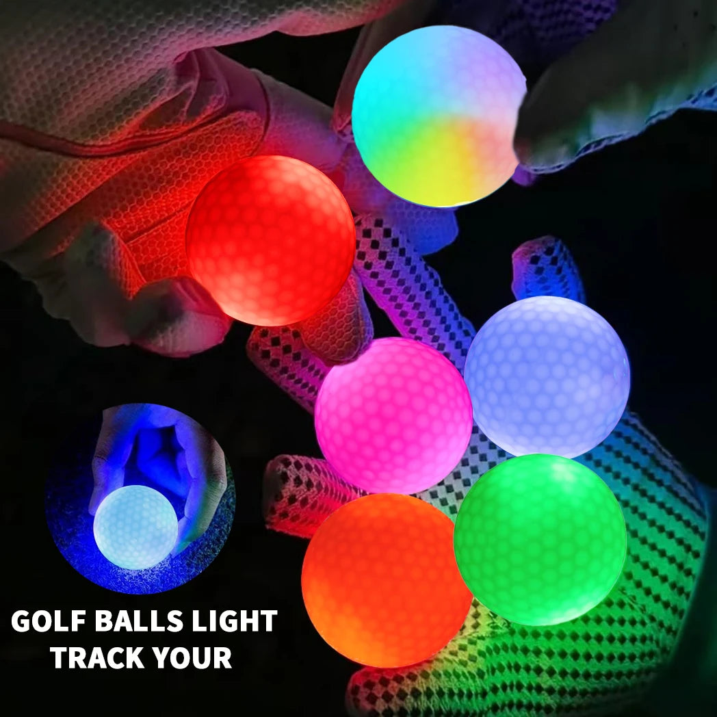 Night Glow Golf Balls – Set of 6 