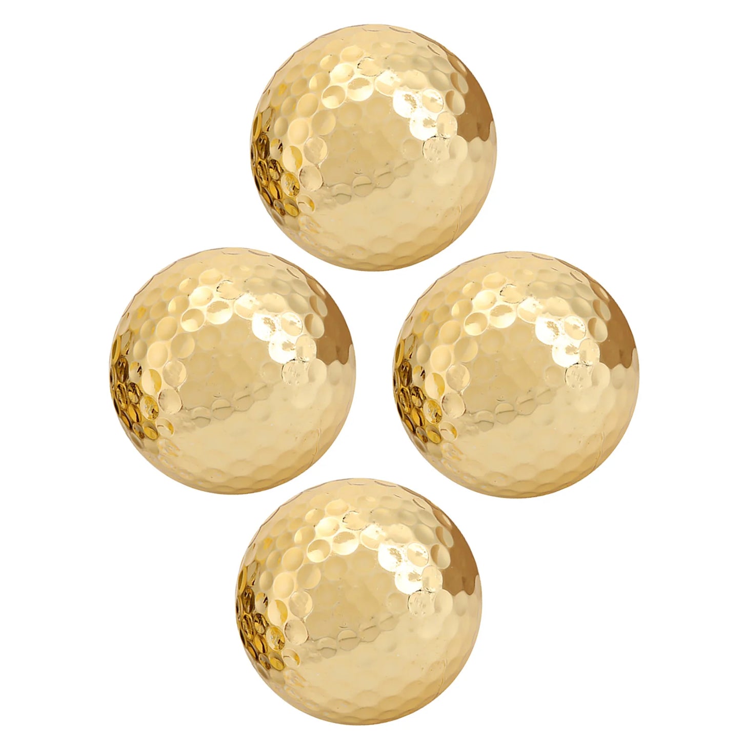 4Pcs Golden  Golf Balls
